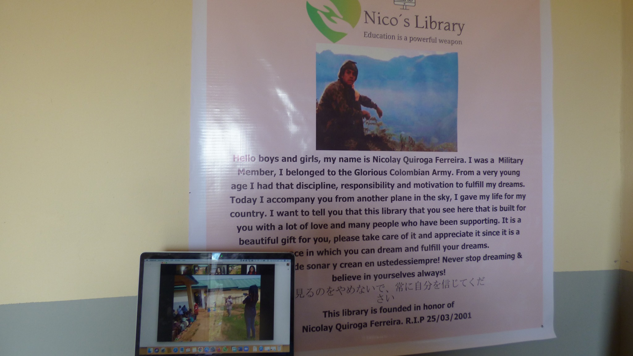 Nico’s library Inauguration 